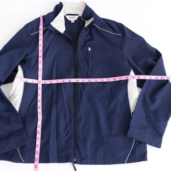 Vintage R&R Navy  Spring/ Fall Jacket Size Large - Picture 5 of 12